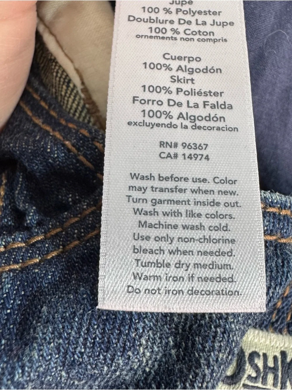 OshKosh B’gosh Denim Tulle Overall Dress Blue Polka Dot Toddler Girls 2T